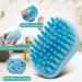 2-Pack Soft Silicone Dog Bath Brush - Pet Shampoo Massage Dispenser for Grooming - Ideal for Short & Long Haired Dogs and Cats - ISWAYSTORE - Buy Online on GoSupps.com