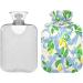 Shop Floral Lemon Hot Water Bottle - 2L Pain Relief & Hand Warmer | International Shipping - Buy Online on GoSupps.com