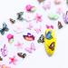 10PC Flower Butterfly Design with Foil for Nail Starry Sky Transfer Paper Decal UV Gel Nail Polish Sticker Nail Art Decor LAXK1021 Claral Color 1629 10pc bag - Buy Online on GoSupps.com