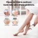 Electric Rechargeable Callus Remover with Led Screen - 2 Speeds & 4 Roller Heads for Cracked Heels - Large Capacity Foot File for Calluses and Hard Skin - Buy Online on GoSupps.com