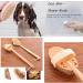 MCUILEE Wooden Bath Brush Set - Soft Bristle Body Massager with Long Handle for Shower & Back (2 Pack) - Ideal for Smooth Skin & Relaxation - Buy Online on GoSupps.com