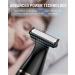 Kibiy Men's Body Hair Trimmer: Rechargeable Groin and Ball Trimmer, Waterproof Wet/Dry Electric Razor with 2 Combs (Black) - Buy Online on GoSupps.com
