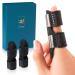 SMATIS Trigger Finger Splint  2 Pieces Finger Brace for Arthritis Pain and Support with Aluminum Strip  Adjustable Finger Splints Fits Index Finger  Middle Finger  Ring Finger