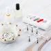 Blulu 6 Sets Nail Tips Stand Holder - Magnetic Acrylic Nail Practice Display for DIY Nail Salon - Silver - Buy Online on GoSupps.com