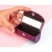 CHERKRAFT Premium Soft Leather Purple Lipstick Case with Mirror - Handbag Organizer and Lipstick Holder - Buy Online on GoSupps.com