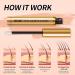 Eyebrow Growth Serum - Natural Enhancer for Fuller Thicker Brows in 4 Weeks | 4ML Plant Extracts Eyebrow & Lash Serum (Gold - Buy Online on GoSupps.com