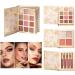 Palette de maquillage paillet e | 12 couleurs d'ombres paupi res | Style livre avec 4 fards joues et 4 velours pour femmes et filles pour les voyages la beaut les f tes l'utilisation - Buy Online on GoSupps.com