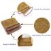 Pinkiou 3-Piece Shower Sponge Set - African Exfoliating Net Bath Sponge with Handle for Gentle Exfoliation - Soft, Durable Nylon - Suitable for Daily Use - Purple, Blue, Coffee - Ideal for Women and Men - Buy Online on GoSupps.com