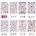 4th of July Patriotic Nail Stickers - 8 Sheets of America Flag Designer Decals for Acrylic Nails - Buy Online on GoSupps.com