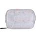Pfrewn Pill Organizer Case 7 Day Cute Pink Purple Axolotl Travel Pill Box with Zipper Portable Small Weekly Vitamin Medicine Supplement Holder Pouch Bag