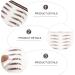 DOITOOL Makeup Stickers 12 Pcs Eyebrow Stickers Makeup Gadgets Brown Eyebrow Tattoos Eyebrow Transfer Stickers 3d Tool Hair mediumx2pcs Brownx2pcs - Buy Online on GoSupps.com