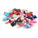 Hixixi 32 Pcs / 16 Pairs Multicolor Beauty Pet Cat Dog Hair Bows Hair Clips Groomin g Accessories 1.6"x0.9" Pink Black Heart - Buy Online on GoSupps.com