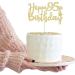 LOVENJOY Happy 95th Birthday Cake Topper Gold Glitter Hello 95 and Fabulous Cake Decoration 95 & Happy Birthday - Buy Online on GoSupps.com