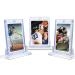 3 Pack Magnetic Card Holders for Trading Cards Protector 35 pt Baseball Card Protector Acrylic Hard Cards Sleeves Case for Baseball Football Sports Game Card Storage and Display (Transparent Blue)