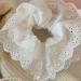 PURPLELILY Lace Scrunchies for Women Large Elastic Hair Scrunchy Eye Catching Hair Rope French Hair Bobbles Ponytail Holder Red - Buy Online on GoSupps.com