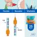 TEPE Interdental Brush Original Soft 0.45mm Pack of 25 - Size 1 Orange - Buy Online on GoSupps.com