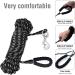 Dog Training Lead Long Leads Rope Nylon Floatable Long Reflective Recall Dog Training Rope with Comfortable Handle for Hiking Camping Walking (65FT/20M) - Buy Online on GoSupps.com