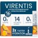VIRENTIS 16 Sticks Electrolytes Powder Packets Sugar Free Hydration Packets, Liquid Daily IV Electrolyte Drink Mix for Rehydration with 8 Electrolytes & 6 Vitamins, 0 Calorie,Low Sodium,Tropical Punch