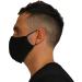 Black Cloth Face Masks for Men - 3 Pack Unisex Reusable & Washable - Adjustable 2 Layer Cotton Fabric Mask for Nose and Mouth Protection - Buy Online on GoSupps.com