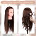 Shop Brown Training Hairdressing Head - Exercise Mannequin with Free Clamp Holder | International Shipping Available - Buy Online on GoSupps.com