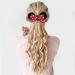 6sisc 8Pcs Leopard Mouse Ear Scrunchies: Cute Elastic Hair Bands for Women, Kids, Girls - Velvet Sequin Bow Scrunchy for Thin/Thick Hair - No Damage Ponytail Holder Ties - Buy Online on GoSupps.com