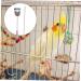 DOITOOL 2pcs Set Birdcage Brush Scoop Shovel Parrot Cage Accessory Parrot Cage Shovel Pet 7x9cm Assorted Color - Buy Online on GoSupps.com