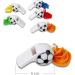Schramm Pack of 12 Football Whistles - Plastic Referee Whistles for Sports & Games | International Shipping Available - Buy Online on GoSupps.com