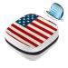 GIAPB Sanitary Napkin Storage Bag Period Bag Tampon Bag Makeup Bag Pad Pouch American Flag Color423