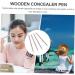 BIUDECO 4pcs Concealer Pen Make up Concealer for Face Cover up Makeup Concealer Wooden Spot Eyebrow Pencil 16x0.8cm Ivory - Buy Online on GoSupps.com