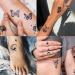 Ooopsiun Realistic Butterfly Rose Temporary Tattoos for Women - Waterproof, Lasts 1-2 Weeks | Body Art Stickers | Semi-Permanent - Buy Online on GoSupps.com