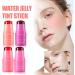 Water Jelly Tint Stick Blush lip gloss stick Milk Cooling Water Jelly Tint Lip Gloss Sheer Lip & Cheek Stain Milk Jelly Tint Jelly Blush Stick Long Lasting Jelly Texture Moisturising (#3 Red) - Buy Online on GoSupps.com