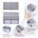 Beiens Bath Kneeler & Elbow Rest Pad - 1.5'' Thick, Quickly Dry, Large Bathtub Mat with Toy Organizer - Grey - Buy Online on GoSupps.com