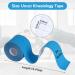 Kinesiology Tape 3 Rolls 16.4 ft - Uncut Knee & Muscle Support Athletic Sports Recovery Tape (Blue - Buy Online on GoSupps.com