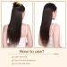 Hair Extensions Clip in Blonde 18 Inches One Piece Clip in Hair Extensions Real Human Hair - Buy Online on GoSupps.com