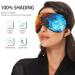 Red and Blue Fire Sleep Mask - Comfortable Light Blocking Eye Mask with Adjustable Strap for Travel and Shift Work - Buy Online on GoSupps.com