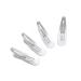 Dofash 2IN/5CM Small Snap Hair Clips - 12 Count Silver Gray | Metal Hair Barrettes for Women - Buy Online on GoSupps.com