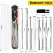 9 Pcs Ear Pick Earwax Removal Kit Ear Cleansing Tool Set Ear wax Removal Tool Ear Curette Ear Wax Remover Tool with a Cleaning Brush and Storage Box Medical Grade for Children and Adults Silver - Buy Online on GoSupps.com