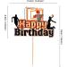 Basketball Cake Topper - Happy Birthday Shield | Sports Theme Decor for Young Girls - Buy Online on GoSupps.com