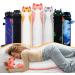 Buy Mewaii 110cm Kawaii Long Cat Plush Pillow - Soft Pink Cuddly Toy Stuffed Animal Gift - Buy Online on GoSupps.com