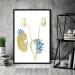 Medical Educational Poster: Urinary System & Tract Nephrology Floral Art - Golden Black 12x18 Inch Modern Canvas Wall Art - Buy Online on GoSupps.com