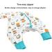 Chilsuessy Baby Sleeping Bag with Feet 2.5 Tog Winter Sack | Forest Animals Print | 4-5 Years | Anti Kick Wearable Blanket - Buy Online on GoSupps.com