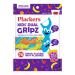 Plackers Kid's Dual Gripz Dental Flossers with Fluoride Fruit Smoothie Swirl 75 Count