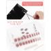EBANKU 20pcs Nail Wraps Self Adhesive Gel Nail Stickers Nail Gel Polish Strips Full Wraps Nail Polish Stickers Cured Gel Nail Strips with Nail File and Stick (Pixie Dust) - Buy Online on GoSupps.com