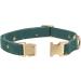 Yudote Soft Dog Collar for Small Dogs | Cotton Mixed Fabric Sensitive Skin Friendly | British Racing Green (1-Pack) - Buy Online on GoSupps.com