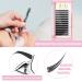 Buy Single Eyelashes - 1:1 Eyelash Extensions C-0.15 | Individual C & D Curl 8-15mm Length - Buy Online on GoSupps.com