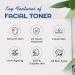 NutriGlow Advanced Organics Derma Repair Facial Toner - Skin Repair Wrinkle Reduction & Pore Tightening for All Skin Types - 100 ml - Buy Online on GoSupps.com