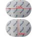 Set of 8 Oval Electrode Pads for EMS & TENS Devices | Compatible with Panasonic | International Shipping - Buy Online on GoSupps.com