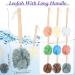 9 Pcs Long Handled Loofah Back Scrubber with Soft Mesh Sponges | Exfoliating Bath Sponge Set for Men and Women | Multicolored - Buy Online on GoSupps.com