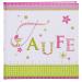 Goldbuch 24185 Taufalbum Lovely album approx. 25 x 25 cm photo album with 60 white blanks pages with pergamine cutting leaves cover linen structure printed photo book pink photo album lovely pink