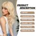 Shop Realistic Testar Blonde Wigs for Women | Platinum Water Wave Shoulder-Length Synthetic Curly Wig for Daily Use - Buy Online on GoSupps.com